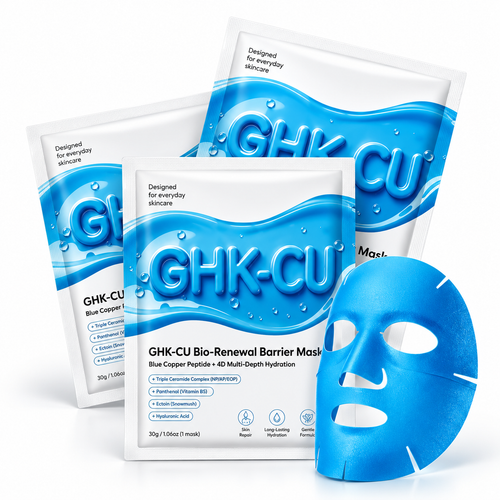 Mascarilla facial hidratante de colágeno